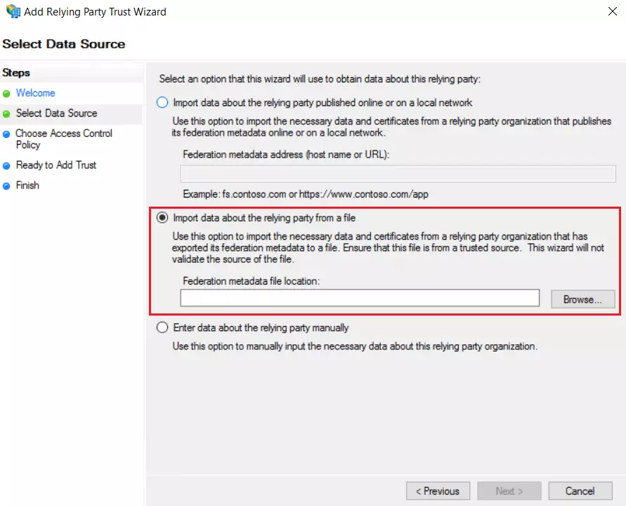 Configure ADFS as IDP - SAML Single Sign-On(SSO) login for PrestaShop - ADFS SSO - for Wizard_metadata file
