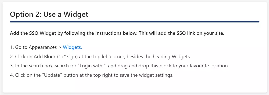 WordPress SAML SSO | Login-sso setting