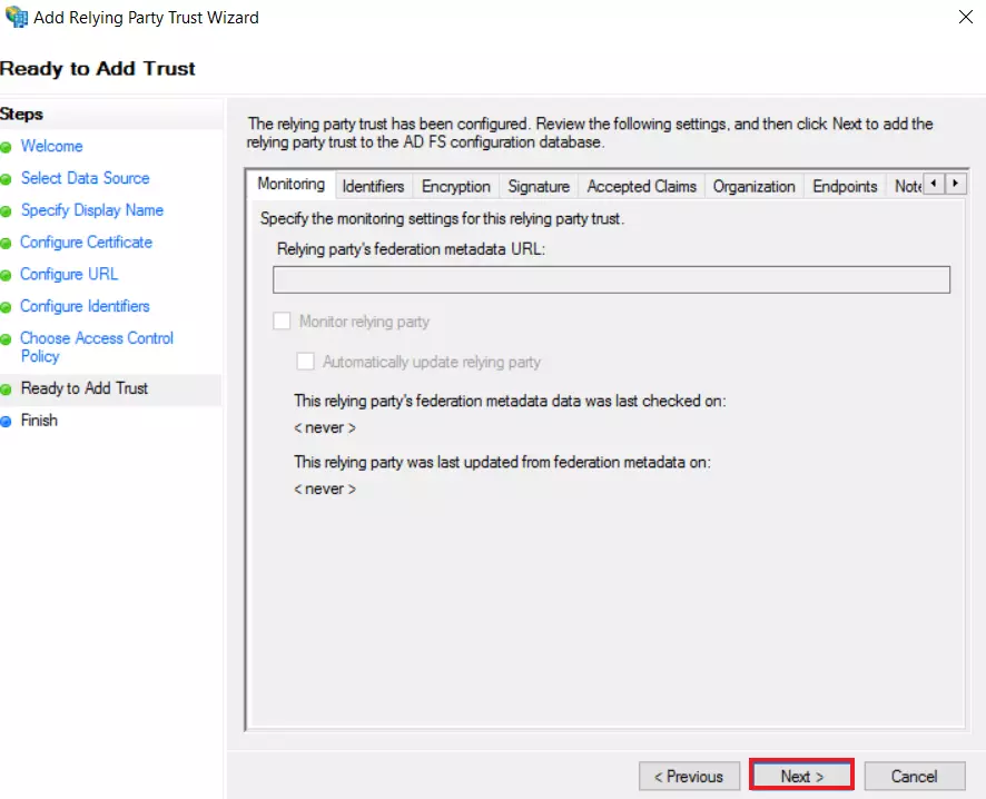 Configure ADFS as IDP - SAML Single Sign-On(SSO) login for PrestaShop - ADFS SSO - Add Trust