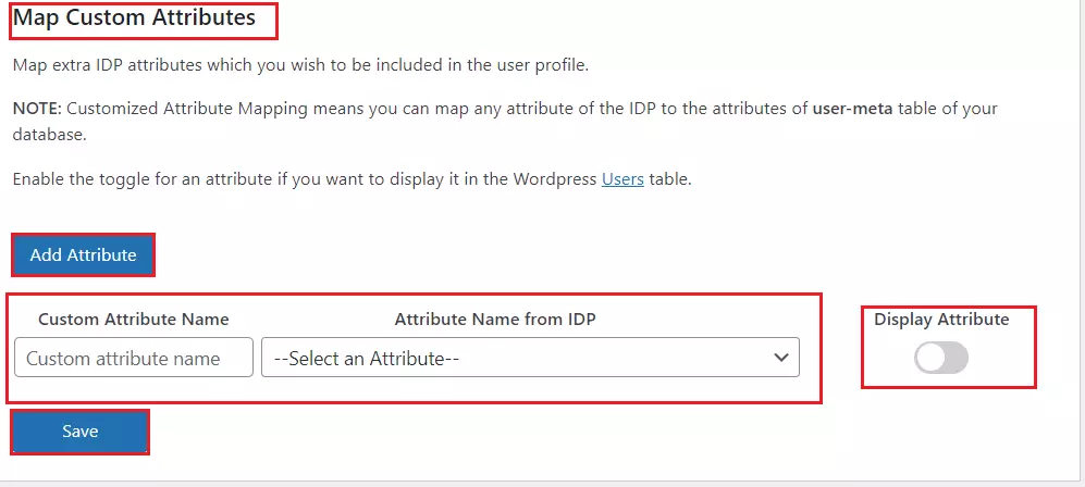 Map Custom Attributes - WordPress WooCommerce SSO Integration